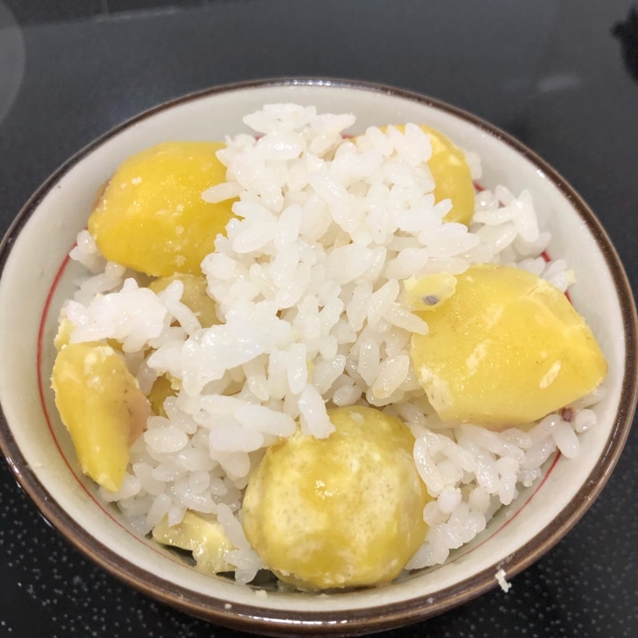 冷凍栗で簡単栗ご飯